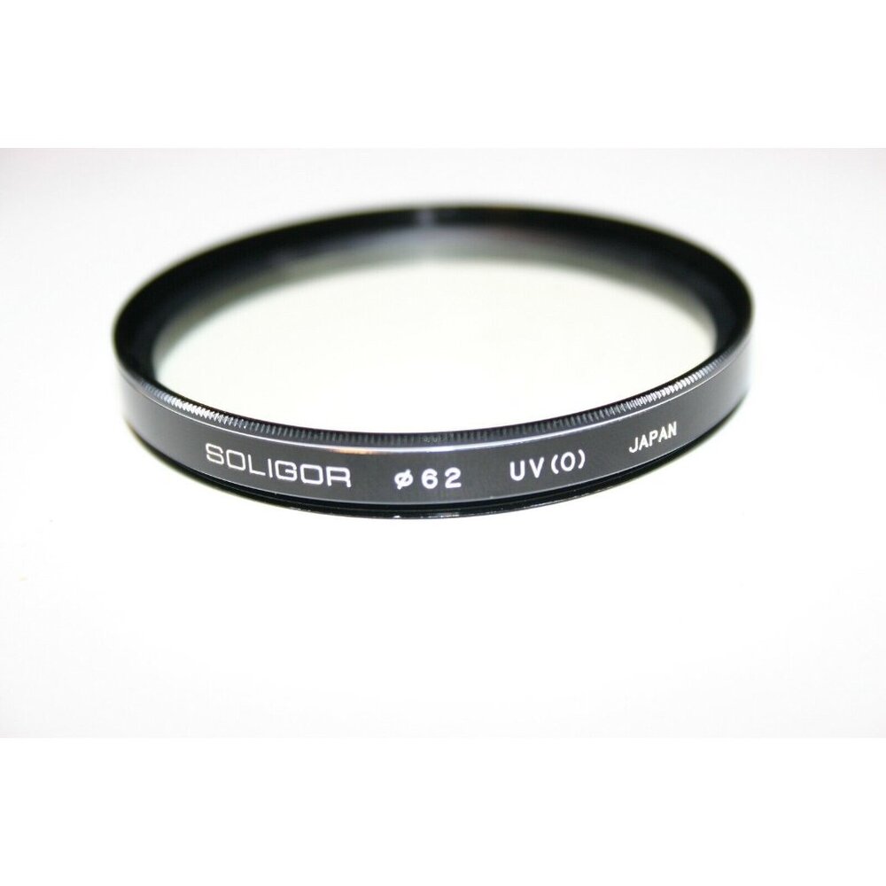 camera lens filters Soligor 62mm uv, Tiffen 49mm 80B, Osawa 58mm strap LOT (3)